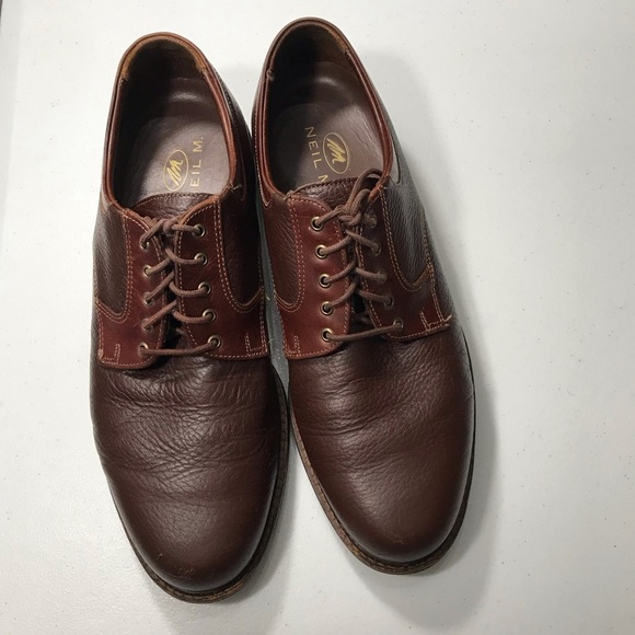 Neil M Men\'s Brown Leather Shoes Size 10.5 SB-2 main image 6